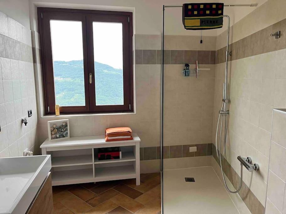 Apartamento Casa Con Vista Costa di Serina Exterior foto